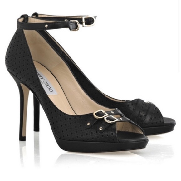 Jimmy Choo Shoes - Jimmy Choo Amanda black sandals 38.5